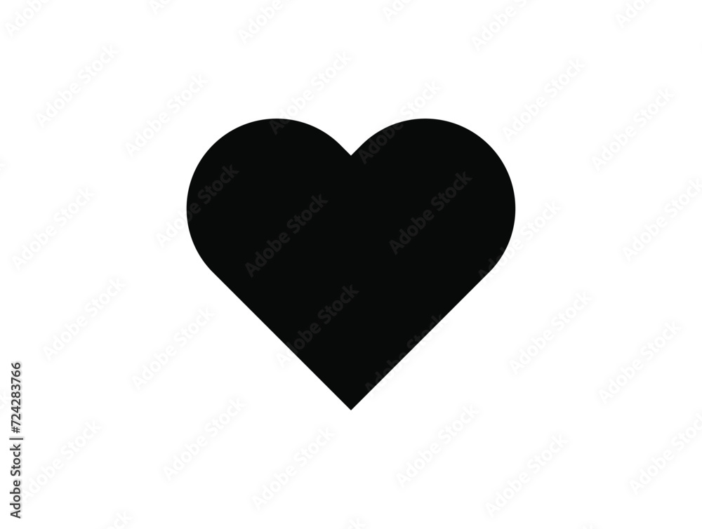 heart illustrations Love symbol icon isolate background heart illustrations Love symbol icon isolate background