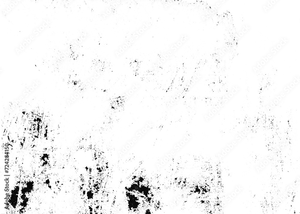 Fototapeta premium Vintage grunge paper texture isolated without background . Old worn overlay distressed background. Torn and crumpled pattern for cover. Vintage scratched grunge effect for design.