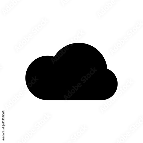 cloud icon vector. cloud vector icon