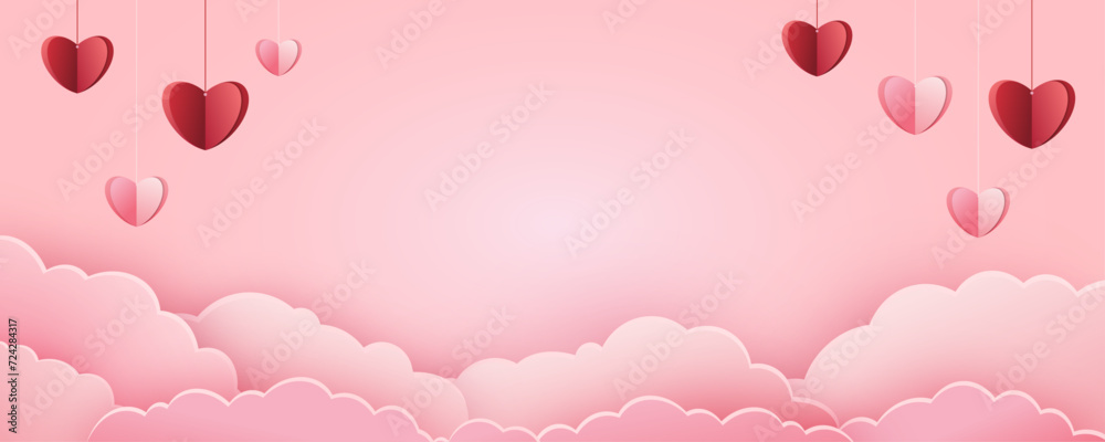 Valentine love simbol background vector