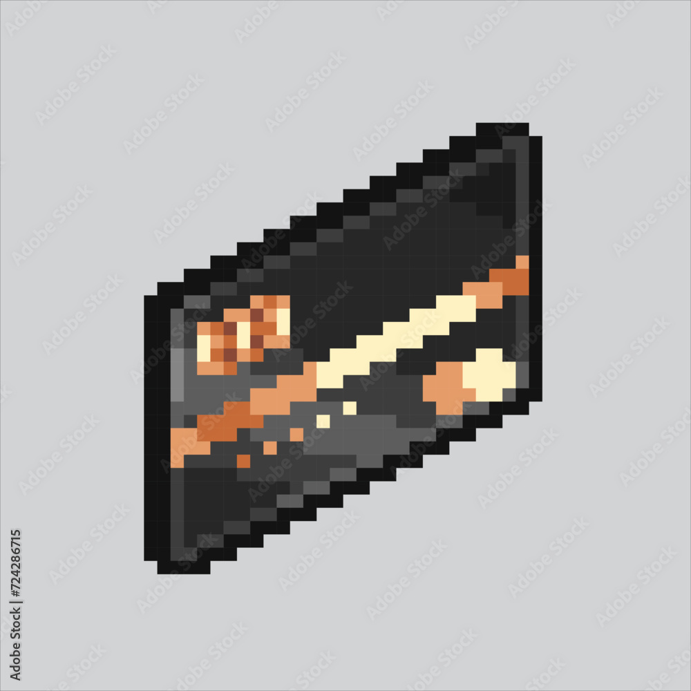 Obraz premium Pixel art illustration Credit Cards. Pixelated Credit Cards. Bank Credit Cards. pixelated for the pixel art game and icon for website and video game. old school retro.