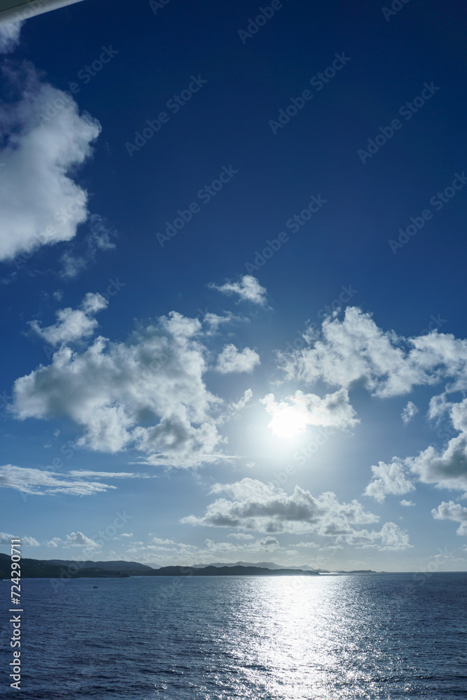 St Thomas, USVI 04152019 Aboard the Royal Princess cruise ship as it enters the harbor at Charlotte Amalie St Thomas, USVI 04152019 Aboard the Royal Princess cruise ship as it enters the harbor at Charlotte Amalie
