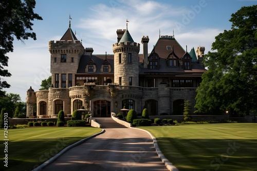 Chateau de Villandry in Quebec City, Canada. photo