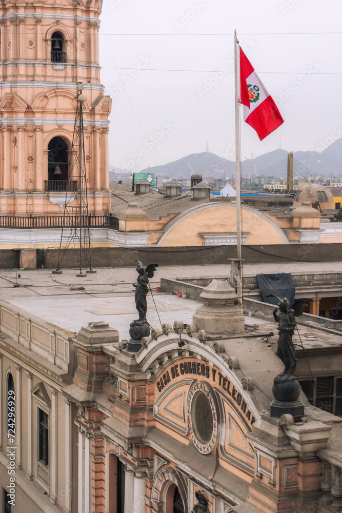 Fototapeta premium piazza sestieri Centro Histórico de Lima Perú