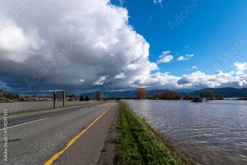 Highway 1 Engulfed: Climate Crisis Hits Home in Abbotsford photo