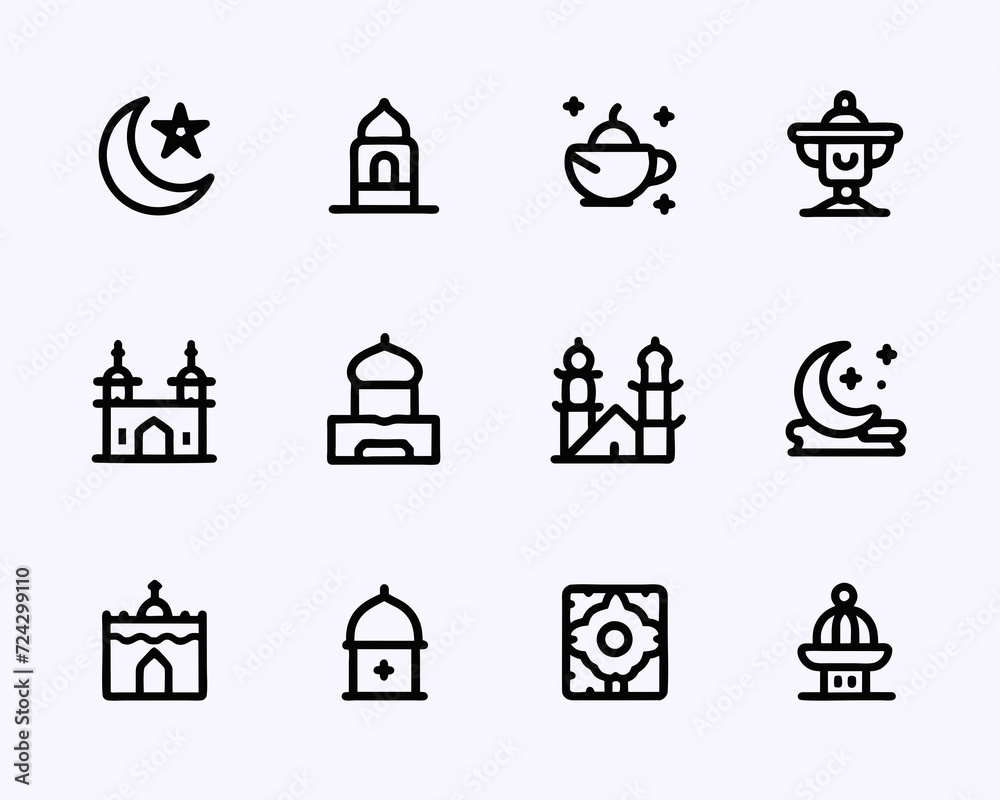 icon sheet ramadhan icon sheet ramadhan