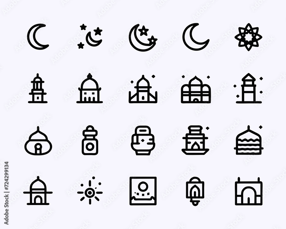 icon sheet ramadhan