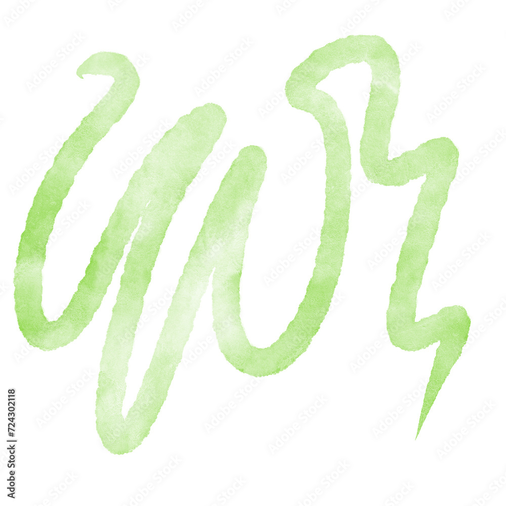 Abstract Squiggly Line Decor Abstract Squiggly Line Decor
