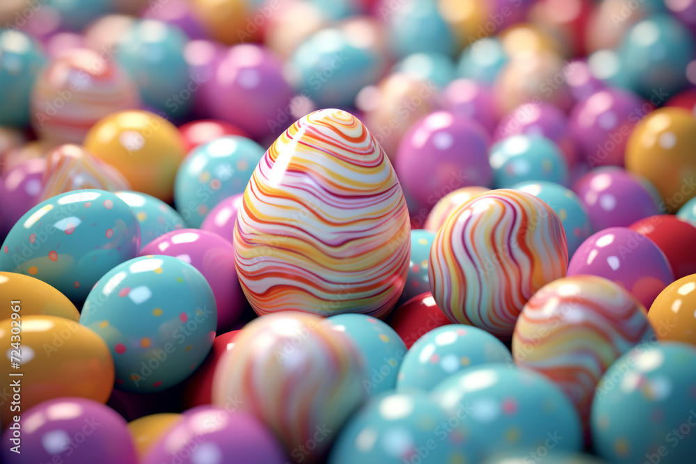 funny Easter bunny with eggs 3d art Happy Easter Day, Easter Eggs 3D Illustration, Easter Bunny Banner Easter happy background egg banner card holiday spring pattern rabbit Generative Ai funny Easter bunny with eggs 3d art Happy Easter Day, Easter Eggs 3D Illustration, Easter Bunny Banner Easter happy background egg banner card holiday spring pattern rabbit Generative Ai