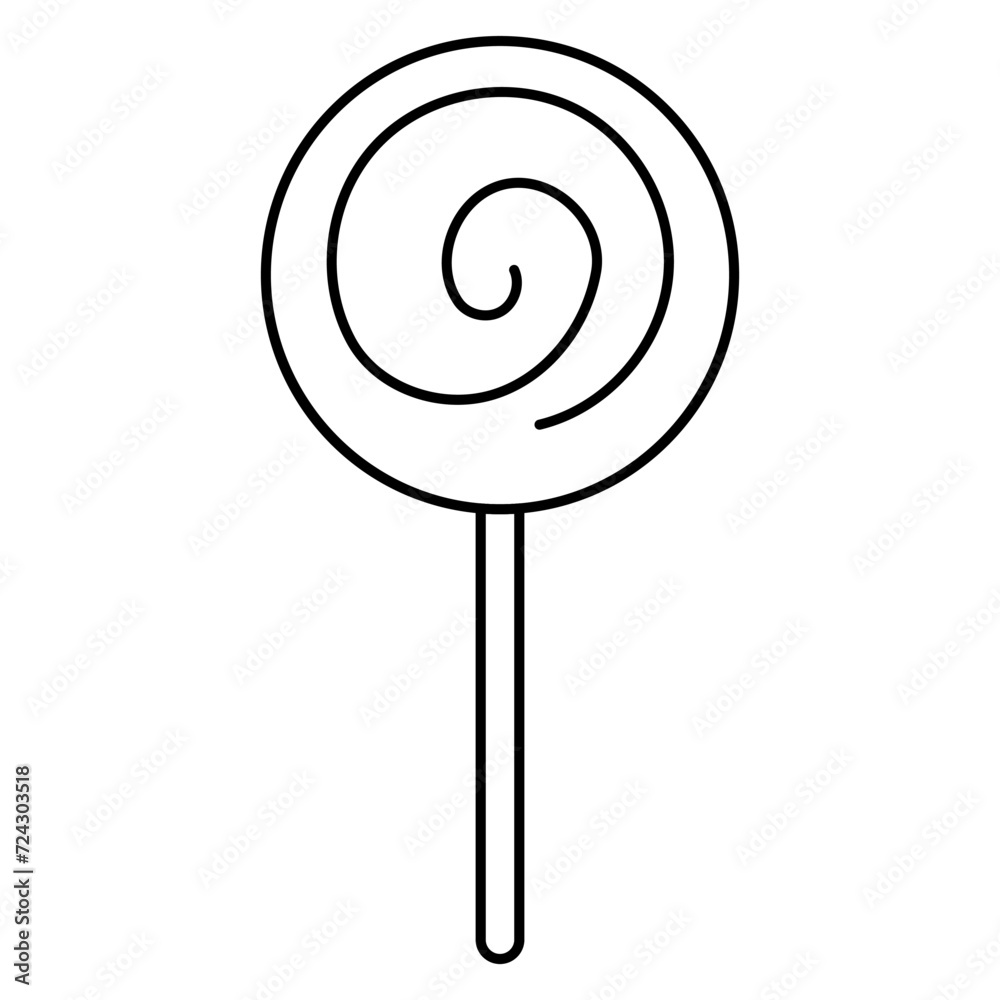 element line lollipop, great design for any purposes. Isolated white background. element line lollipop, great design for any purposes. Isolated white background.