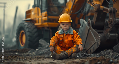 children in construction