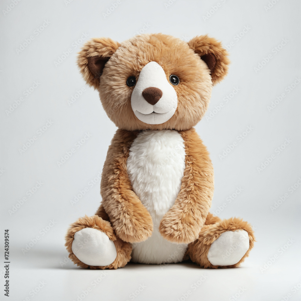 Teddy Bear Stuffed Animal plush Toy doll, 3D render, Al Enhanced Teddy Bear Stuffed Animal plush Toy doll, 3D render, Al Enhanced