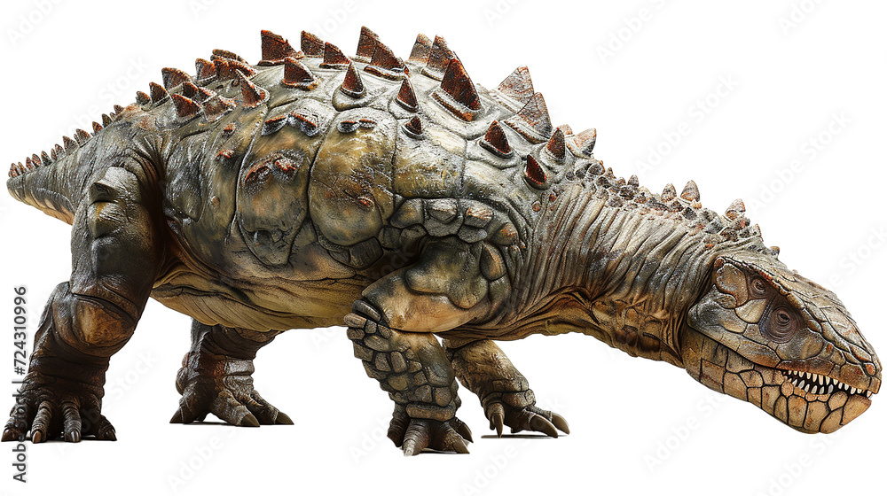 Fototapeta premium アンキロサウルスのイメージ - image of Ankylosaurus - No3-9 Generative AI