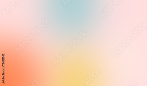 Abstract colorful background blurred gradient pastel color yellow orange pastel