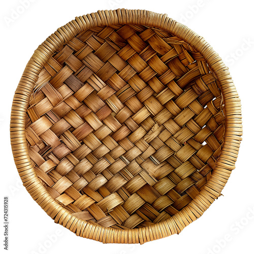 Basket weave, isolated PNG object