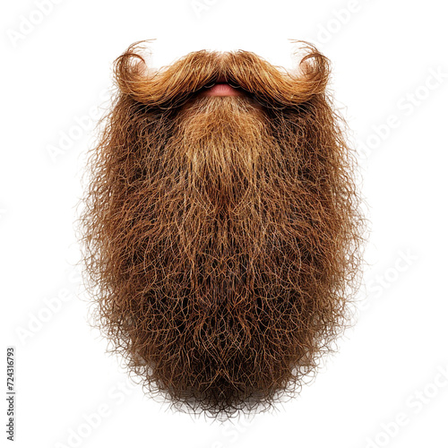 Beard, isolated PNG object photo