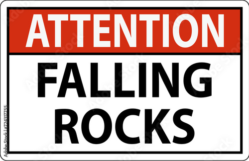 Attention Sign, Falling Rocks