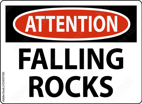 Attention Sign, Falling Rocks