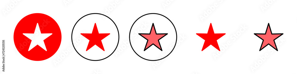 Star Icon set illustration. rating sign and symbol. favourite star icon Star Icon set illustration. rating sign and symbol. favourite star icon