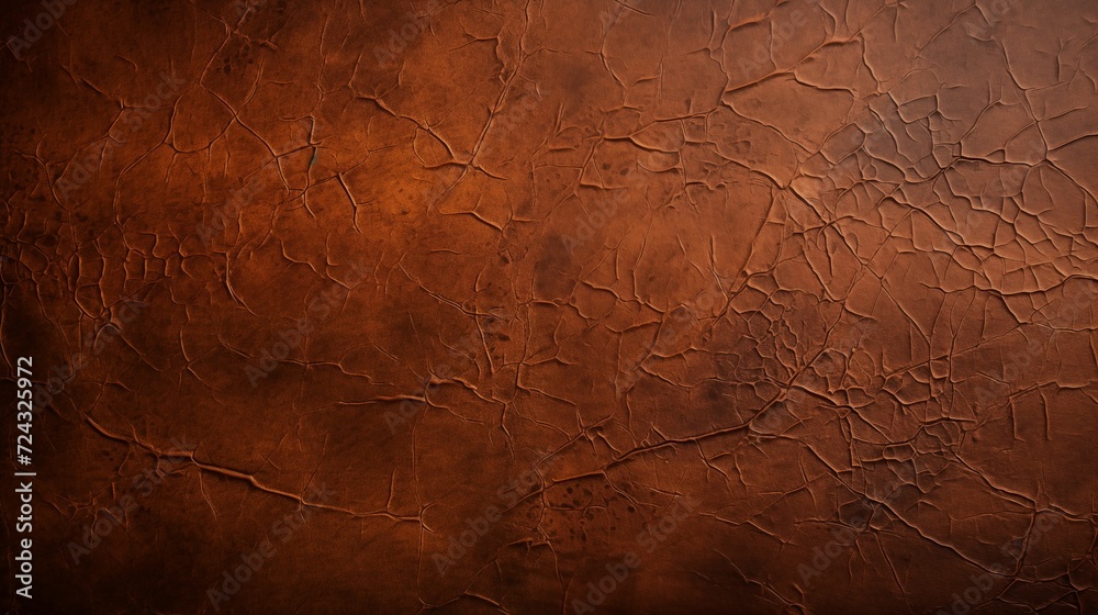 Image of a vintage brown leather texture background.