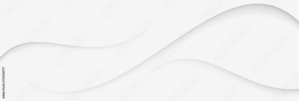 White abstract geometric background with wave elements. Modern cutout graphic design. Vector illustration White abstract geometric background with wave elements. Modern cutout graphic design. Vector illustration
