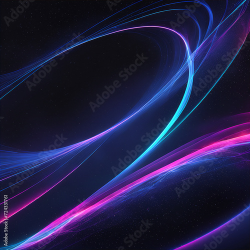 A swirling vortex of blue and pink energy with bright spots and streaks throughout.