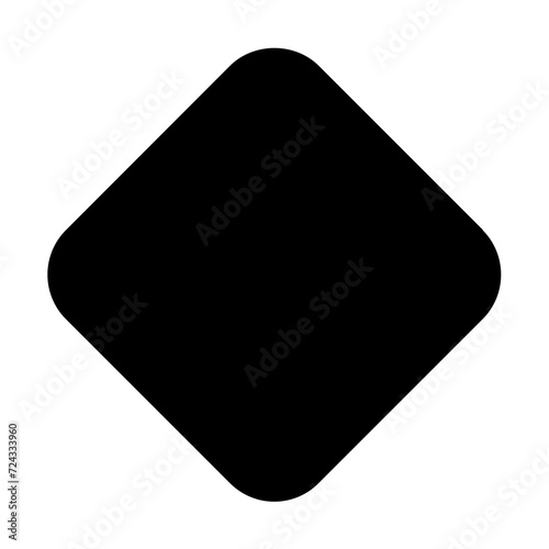 Rhombus Solid Icon