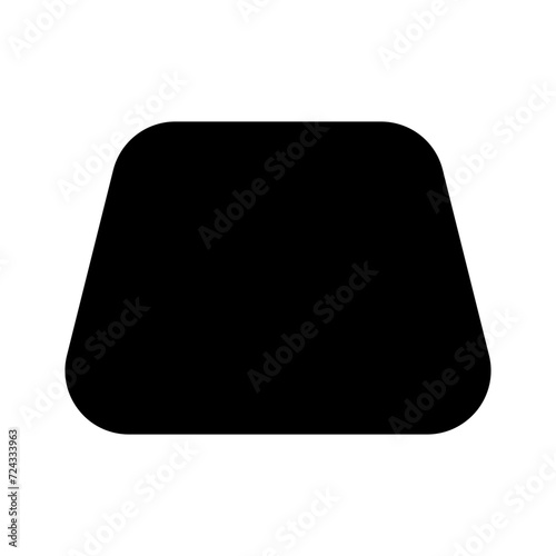 Tropezoid Solid Icon