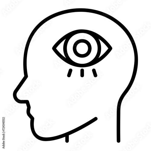 perception outline icon