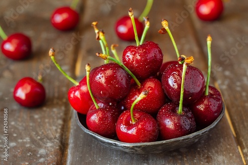 Cherries in a bowl HD © DANI