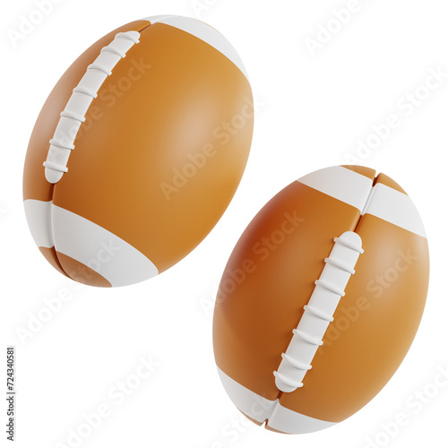 Rugby Ball Duo