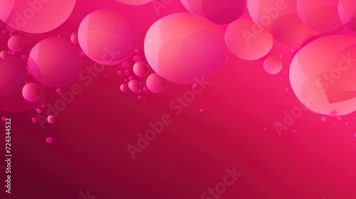 Dark Pink vector template with circles. Blurred bubbles on abstract background with colorful gradient. New design for your website advertisements, posters, banners, generative ai,