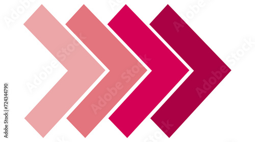 arrow road sign colorful