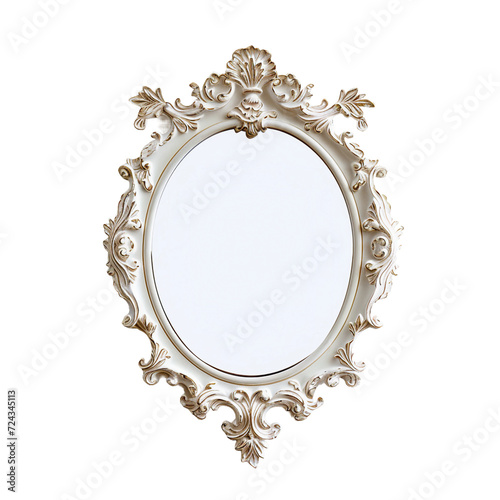 cute mirror, isolated PNG object