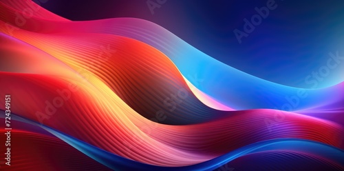A vibrant and dynamic abstract background featuring a multitude of wavy lines in various colors.