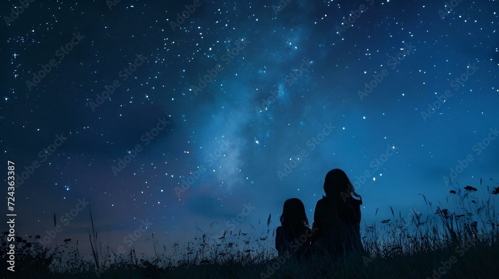 Mother and Child and the Starry Sky Mother and Child and the Starry Sky