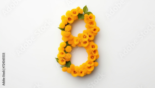 Handcrafted yellow flower composition perfect for women's day celebration