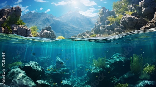 underwater world / blue sea wilderness, world ocean © caucul