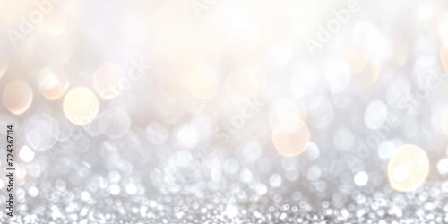 Gray and white bokeh background