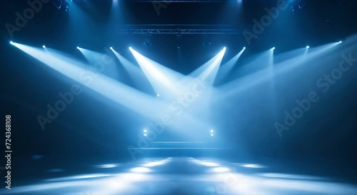 Spotlight on stage (mov) made with Ai generative technology