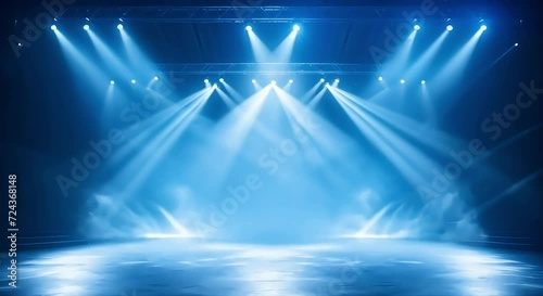 Spotlight on stage (mov) made with Ai generative technology