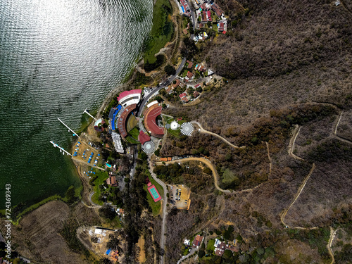 From above the sky