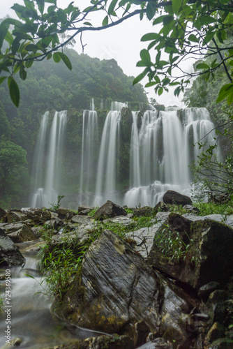 Pdem falls in Khliehasem, Meghalaya India Northeast India Asia