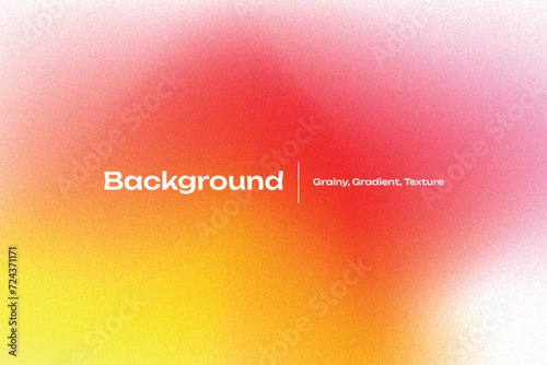 Abstract modern gradient background with grainy texture and geometric shapes