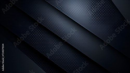 Abstract background dark with carbon fiber, generative ai