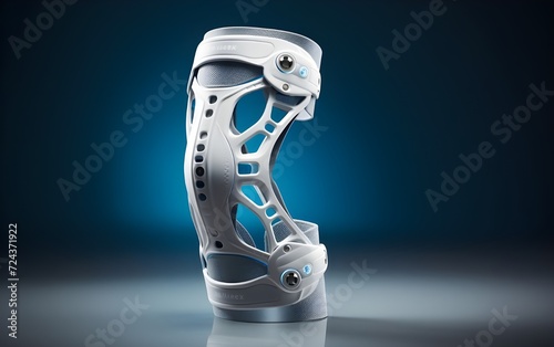 knee splint or knee brace 3d mockup illustration photo