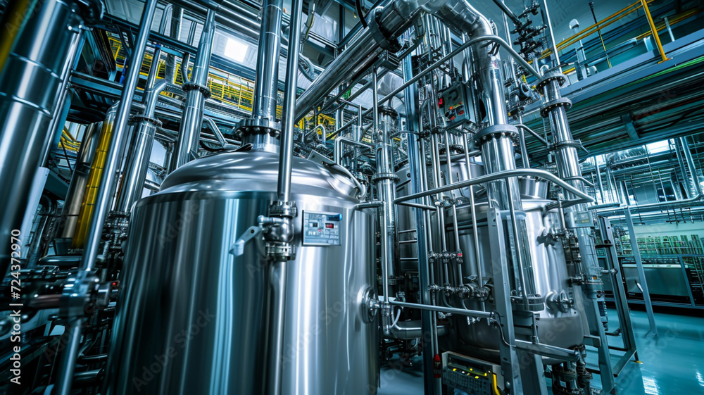 Advanced Industrial Biotech Manufacturing with Shiny Vessels
Advanced Industrial Biotech Manufacturing with Shiny Vessels