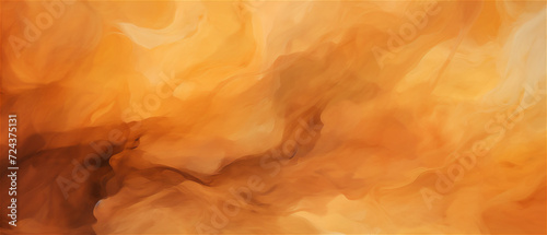 Caramel Whirl: Fluid Motion in Orange and Earthy Tones 