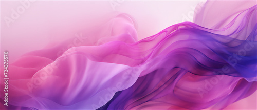 Majestic Purple Waves: Soft Abstract of Pink and Violet 