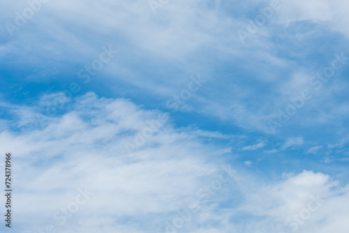 blue sky with white clouds